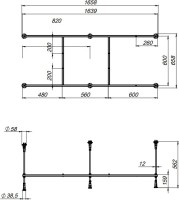 Акриловая ванна AM.PM Tender Oval 170x70 см, пристенная, белая, с каркасом