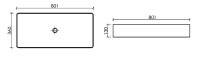 Накладная раковина Ceramicanova Element CN6072MB черная матовая