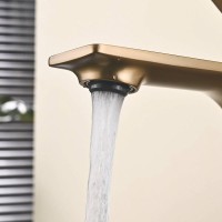 Смеситель для раковины Shevanik S6101G золотой сатин