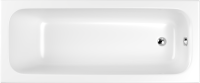 Акриловая ванна WHITECROSS Vibe 180x75 см, пристенная, белая, на ножках
