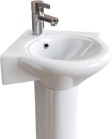 Раковина подвесная DIWO Псков 0100 48 белая, круглая, угловая, фаянс