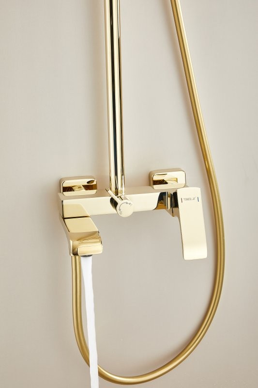 Душевая стойка BELZ B507 B24507-5 золото