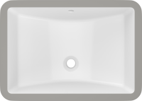 Раковина встраиваемая снизу STWORKI Копенгаген S42410WH 52 глянцевая белая, прямоугольная