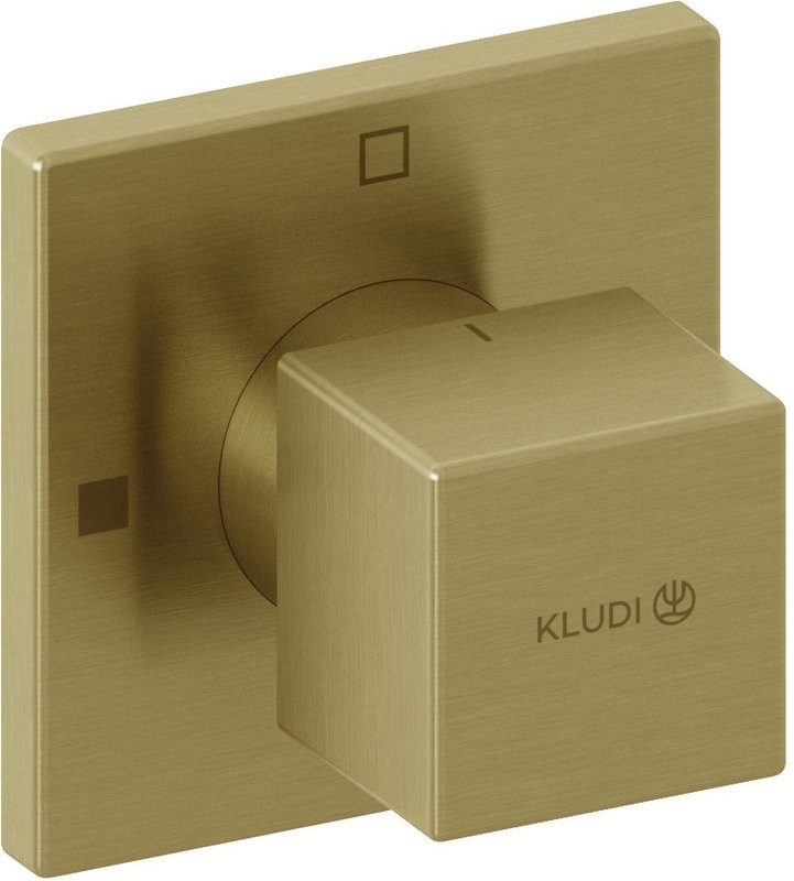 Переключатель потоков Kludi Decus 54847N075 брашированное золото, на два потребителя