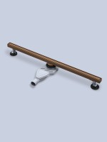 Душевой трап (лоток) AltroBagno Supremo AltroBagnoSupremo071236BC 80 см, решетка матовая медь, с сифоном, под плитку