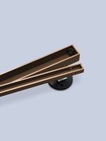 Душевой трап (лоток) AltroBagno Supremo AltroBagnoSupremo071236BC 80 см, решетка матовая медь, с сифоном, под плитку