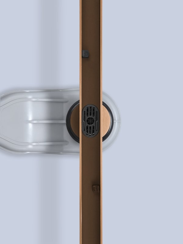 Душевой трап (лоток) AltroBagno Supremo AltroBagnoSupremo071236BC 80 см, решетка матовая медь, с сифоном, под плитку