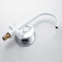 Смеситель для кухни с подключением фильтра Shevanik S428C, белый Смеситель для кухни с подключением фильтра Shevanik S428C, белый