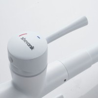 Смеситель для кухни с подключением фильтра Shevanik S428C, белый Смеситель для кухни с подключением фильтра Shevanik S428C, белый