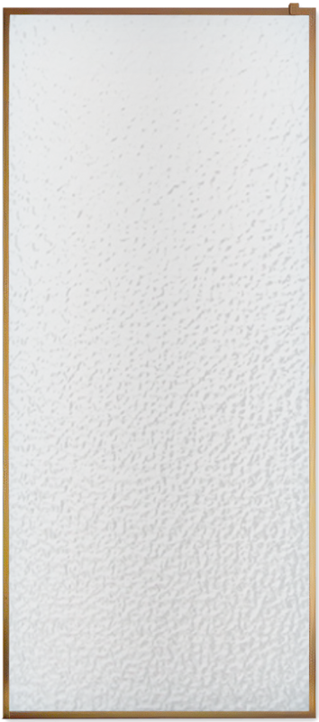 Душевая перегородка Veconi Korato KR81RG-80-06-C4 80 см, профиль брашированное золото, стекло дождь