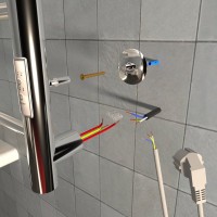 Полотенцесушитель электрический Тругор Аспект ПЭК СП1П 80x50, с полкой