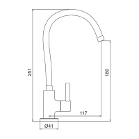 Кран Gappo G1052-96 для фильтра, черный Кран Gappo G1052-96 для фильтра, черный