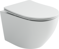 Комплект Унитаз подвесной Ceramicanova Uno Rimless CN11001 белый + Инсталляция EWRIKA ProLT 0026-2020 + Кнопка 0041 хром