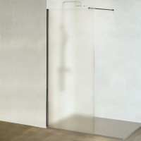 Душевая перегородка RGW Walk In WA-002B 70x195 см, профиль матовый черный, стекло матовое-сатинат