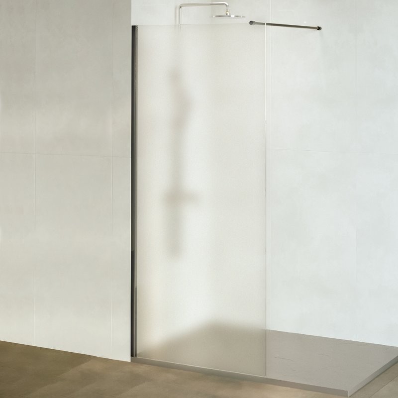 Душевая перегородка RGW Walk In WA-002B 70x195 см, профиль матовый черный, стекло матовое-сатинат