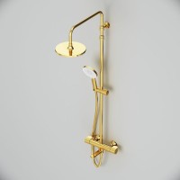 Душевая стойка AM.PM X-Joy F0785A599 золото