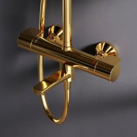 Душевая стойка AM.PM X-Joy F0785A599 золото