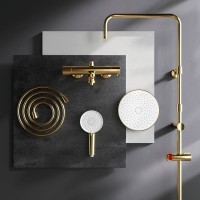 Душевая стойка AM.PM X-Joy F0785A599 золото