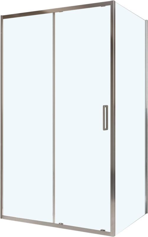 Душевой уголок BelBagno Luce AH-1-100/90-C-Cr профиль хром, стекло прозрачное