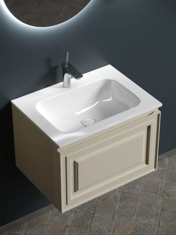 Тумба с раковиной Sancos Very 60 beige soft