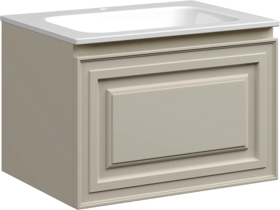 Тумба с раковиной Sancos Very 60 beige soft