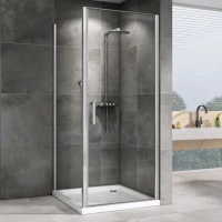 Душевой уголок Abber Sonnenstrand AG04070-S85 85x70, профиль хром, стекло прозрачное