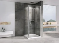 Душевой уголок Abber Sonnenstrand AG04070-S85 85x70, профиль хром, стекло прозрачное