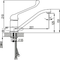 Смеситель для раковины Lemark Project LM4604C