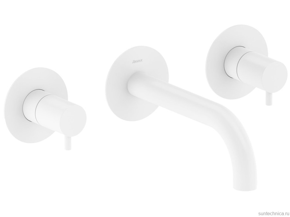 Смеситель для раковины Ravak Espirit ES 019.10WV.O1 С ВНУТРЕННЕЙ ЧАСТЬЮ, белый вельвет