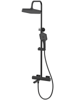 Душевая стойка Haiba HB24726-7 с термостатом, черная