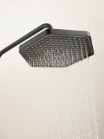 Душевая стойка Haiba HB24726-7 с термостатом, черная