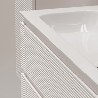 Тумба с раковиной Sancos Folk 100 bianco