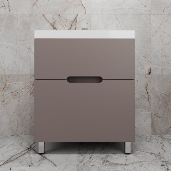 Тумба под раковину без столешницы Style Line Матис 70 напольная, тайп темный