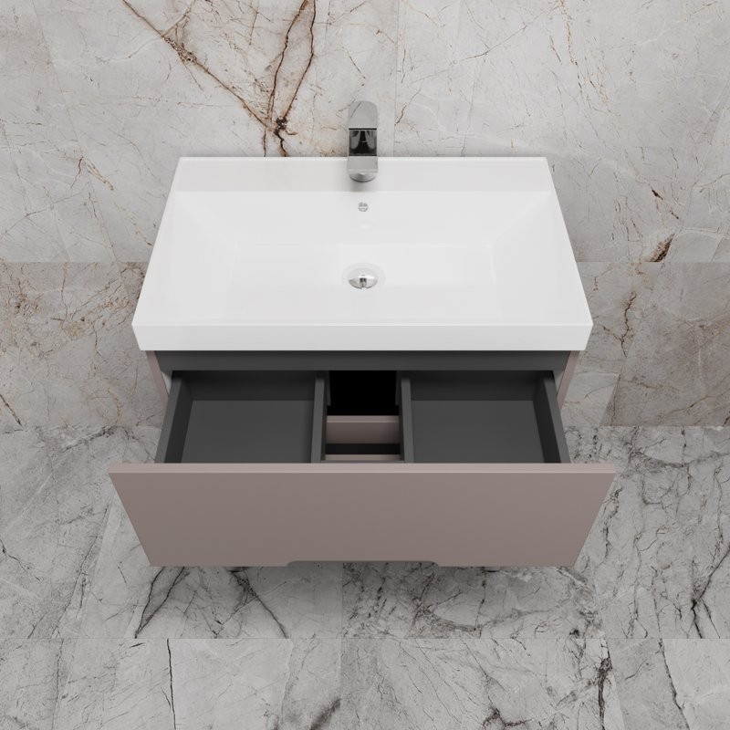 Тумба под раковину без столешницы Style Line Матис 70 напольная, тайп темный