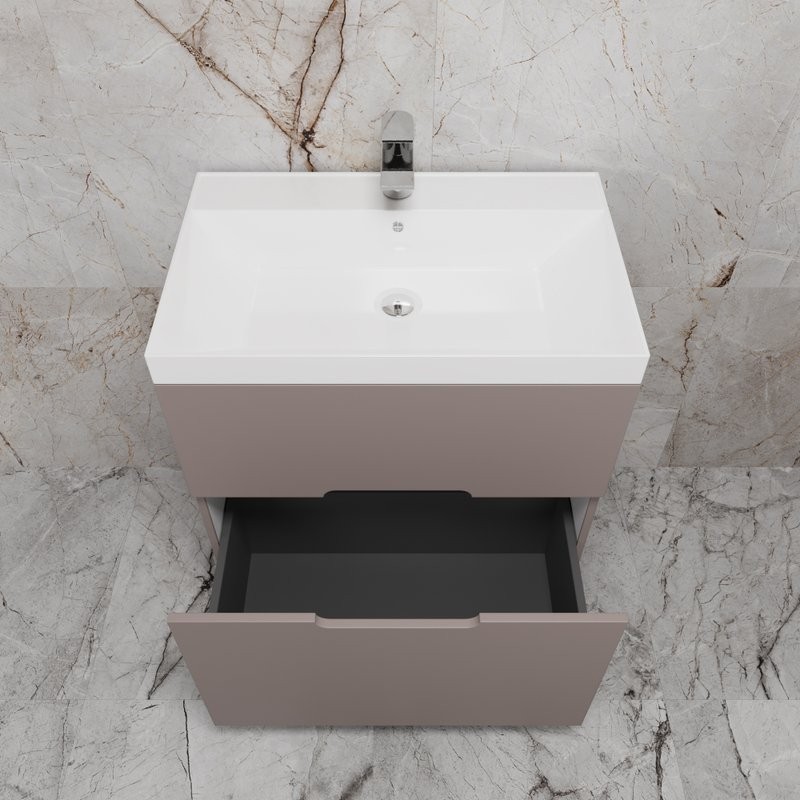 Тумба под раковину без столешницы Style Line Матис 70 напольная, тайп темный