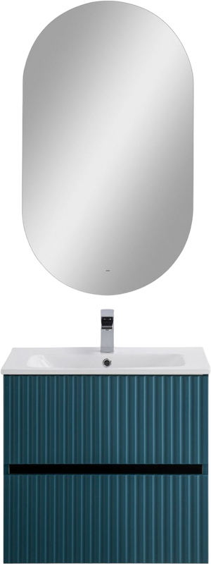 Мебель для ванной комнаты Art&Max Torino 60 подвесная, аквамарин