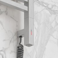 Полотенцесушитель электрический Сунержа Модус 3.1 071-5901-8050 90x55 см, подключение справа, сатин, лесенка