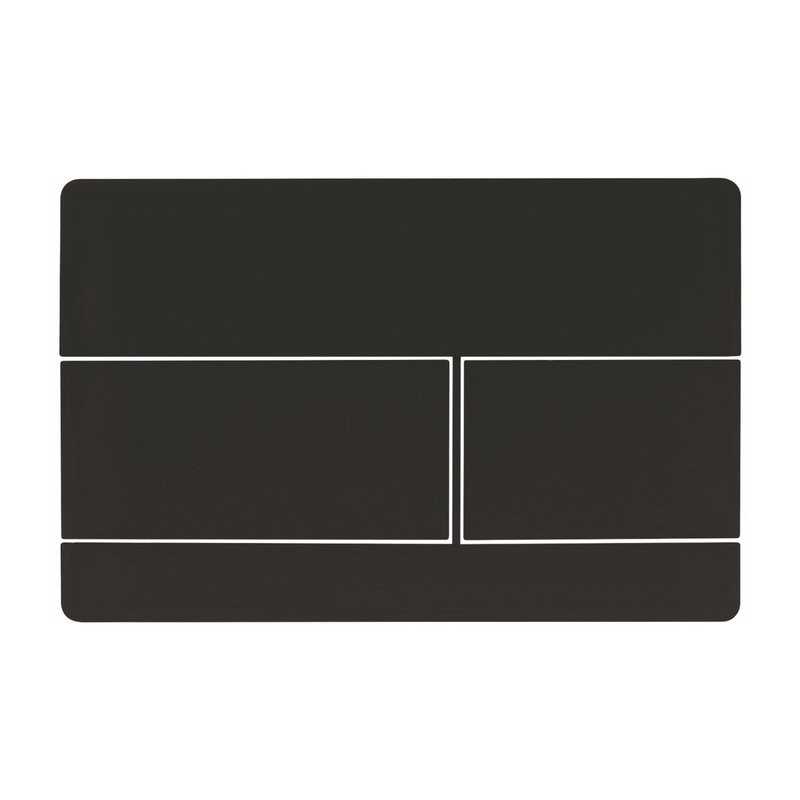 Кнопка смыва для унитаза RGW SWH 08B металл, цвет черный