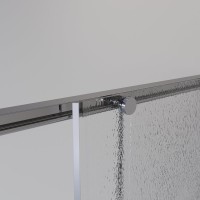 Душевой уголок Niagara Nova NG-3624-34 100x100, профиль хром, стекло шиншилла
