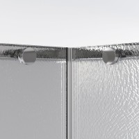 Душевой уголок Niagara Nova NG-3624-34 100x100, профиль хром, стекло шиншилла