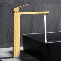 Смеситель для раковины Vincea Next VBF-1N2BG брашированное золото Смеситель для раковины Vincea Next VBF-1N2BG брашированное золото