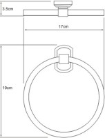 Полотенцедержатель Wasserkraft Oder K-3060