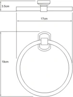 Полотенцедержатель Wasserkraft Oder K-3060 Полотенцедержатель Wasserkraft Oder K-3060