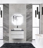 Тумба с раковиной Cezares Molveno 46 80 legno bianco, со столешницей