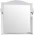 Мебель для ванной ASB-Woodline Салерно 80 белая, патина серебро