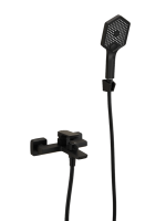 Смеситель для ванны с душем Haiba HB60726-7 черный