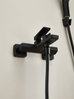 Смеситель для ванны с душем Haiba HB60726-7 черный