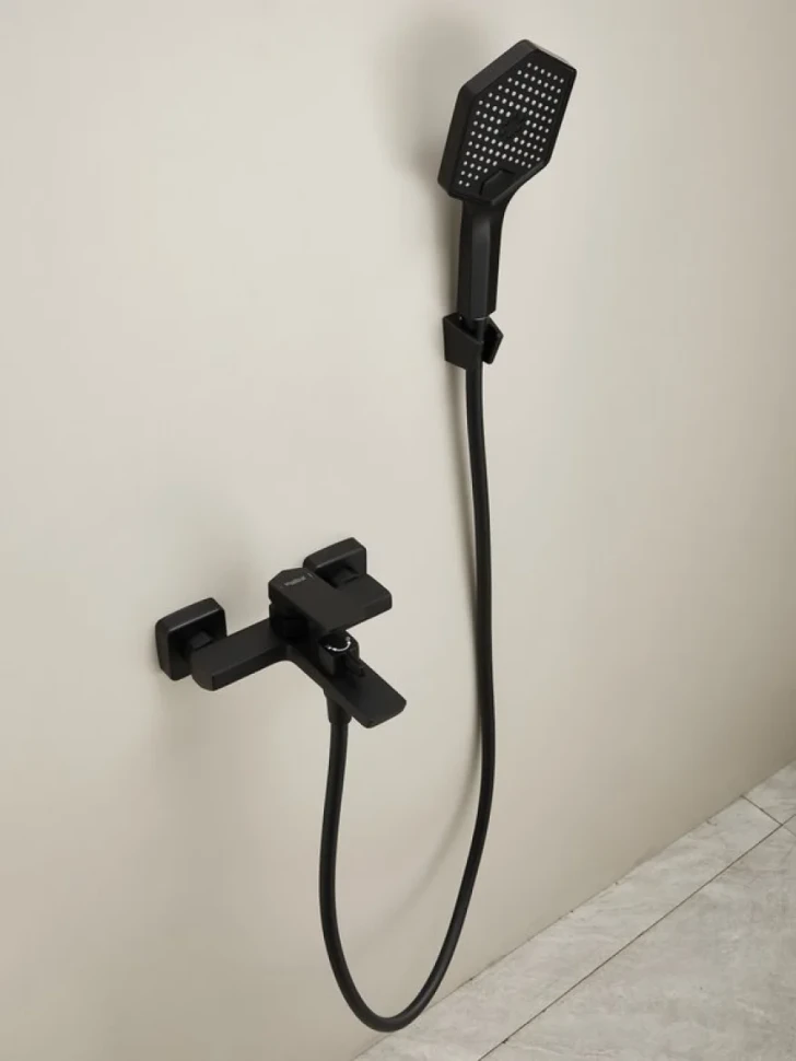 Смеситель для ванны с душем Haiba HB60726-7 черный