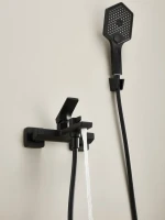 Смеситель для ванны с душем Haiba HB60726-7 черный