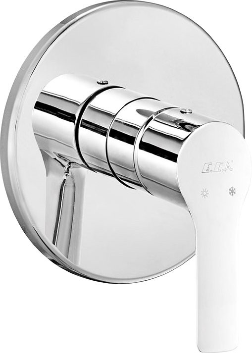 Встраиваемый смеситель для душа и ванны E.C.A. Luna 102167106EX-Y хром